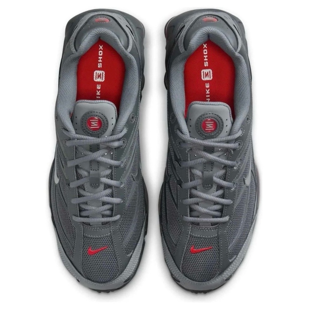 Nike Shox Ride 2 🔥 Smoke Gray Red Running Athletic Sneakers IM5999-084 9.5 10 11 - Picture 9 of 13